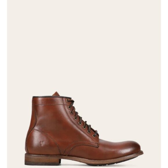 FRYE Tyler Flex Lace Up Cognac Size 9 NIB - Picture 2 of 7